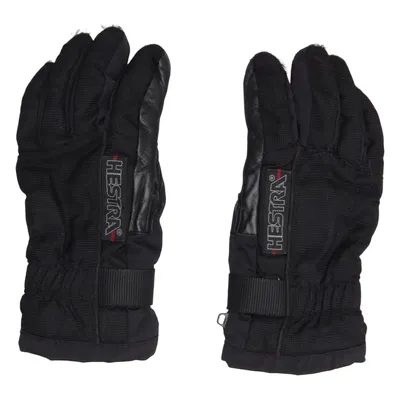 Gloves (Black) from Hestra Gore-Tex, Leather, Nylon, Polyester