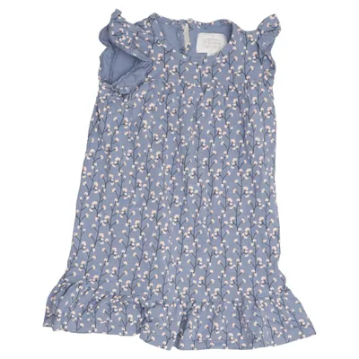 Jurk (Blauw, Roze) van Creamie Katoen, Elastaan