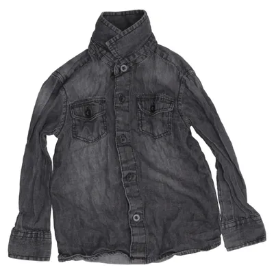 Denim shirt (Gray) from Baby Skill Cotton
