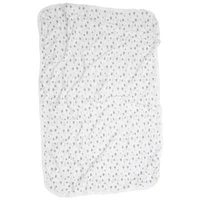 Couverture de bébé (Blanc, Gris) de Newborn Coton