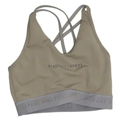 Brassière (Vert) de Pink Soda Sport Élasthane, Polyamide, Polyester recyclé