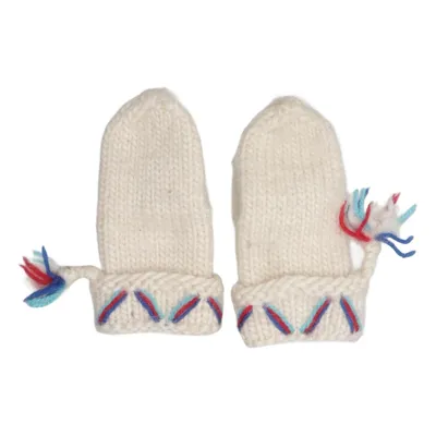 Mittens (White, Multicolored)