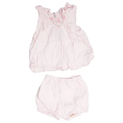 Set (Pink) from H&M Viscose, Linen