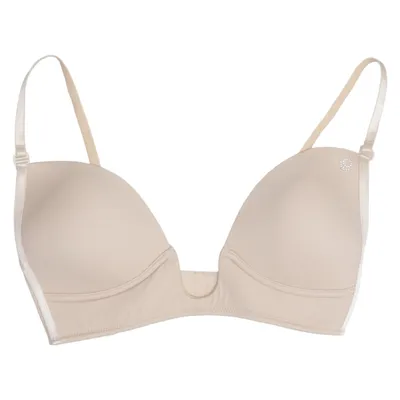 Bra (Beige) from Abecita Elastane, Polyamide