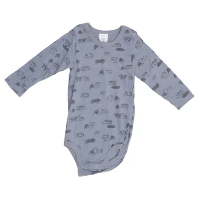 Body (Blue) from Lindex Baby Cotton, Elastane
