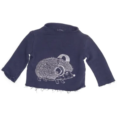 Collegetröja (Blå) från No Biggie Ekologisk bomull