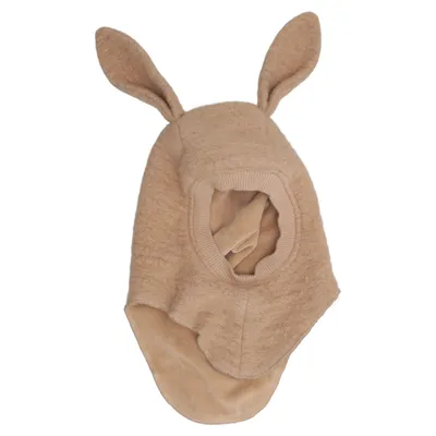 Balaklava (Bruin) van Huttelihut Katoen, Polyester, Wol