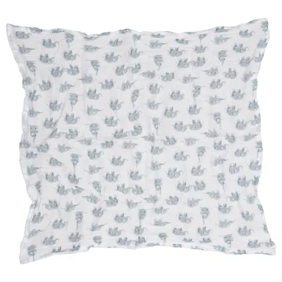 Draps (Blanc, Bleu) de Little Roomies Coton biologique