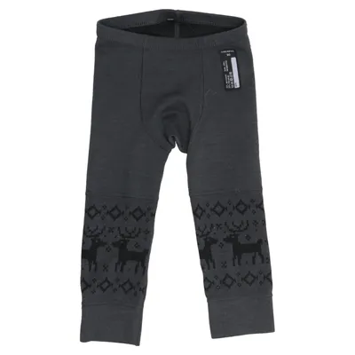Base layer pants (Gray) from Merino Merino wool, Polyamide, Polyester