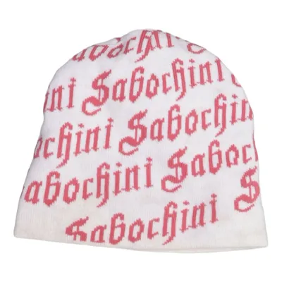 Beanie (Wit, Rood) van Sabochini