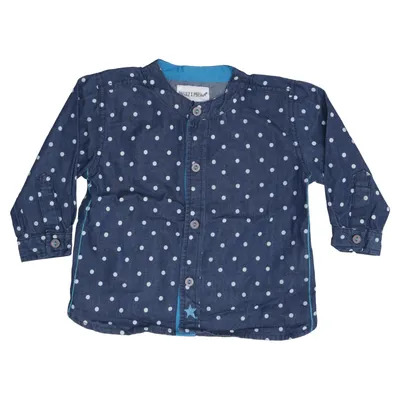 Shirt (Blauw, Wit) van Phister & Philina Katoen