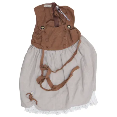 Dirndl (Bruin, Beige, Wit) van Landhaus Polyester