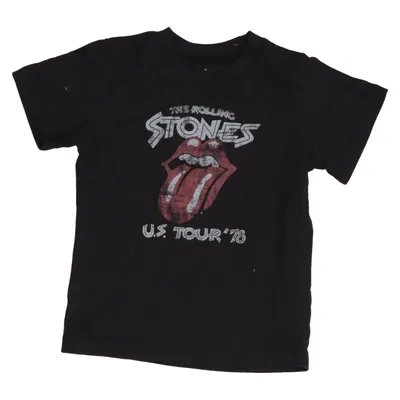 T-shirt (Black) from The Rolling Stones Cotton, Polyester