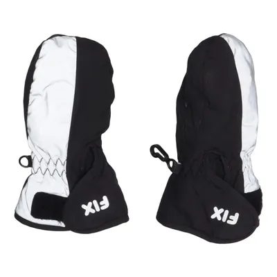 Mittens (Black, Gray) from Fix Polyamide, Polyester