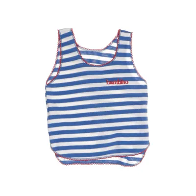 Linne (Blå, Vit, Röd) från Poppy Bomull, Polyester