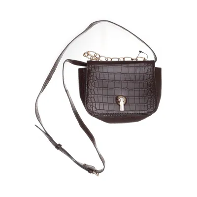 Sac à bandoulière (Marron) de Violeta Polyester, Polyuréthane