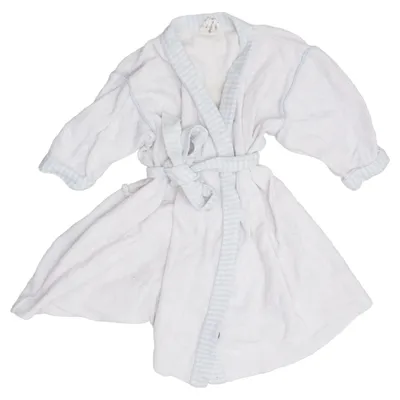 Peignoir (Blanc, Bleu) de Vonepa Coton, Nylon