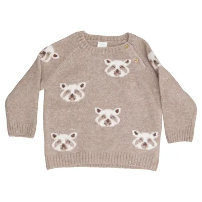 Strickpullover (Beige) von Lindex Baby Elasthan, Polyester, Wolle