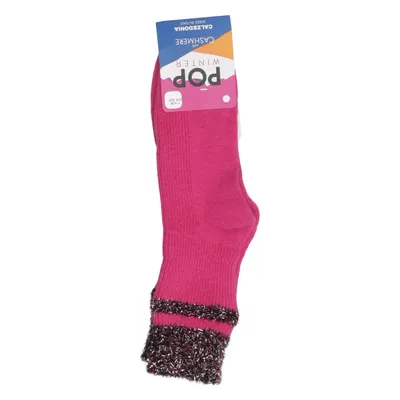 Sokken (Roze) van Calzedonia Kasjmier, Elastaan, Metallvezel, Polyamide, Viscose, Wol