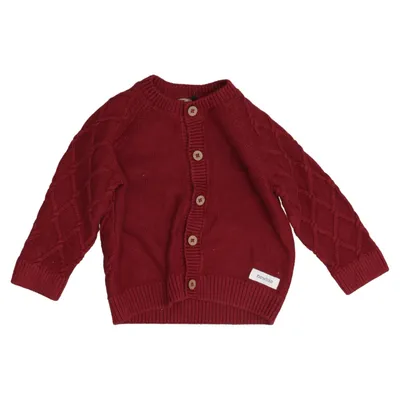 Cardigan (Rød) fra Newbie by KappAhl Bomuld