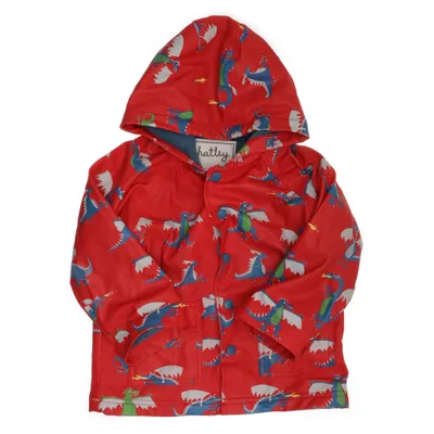 Rain jacket (Red, Multicolored) from Hatley