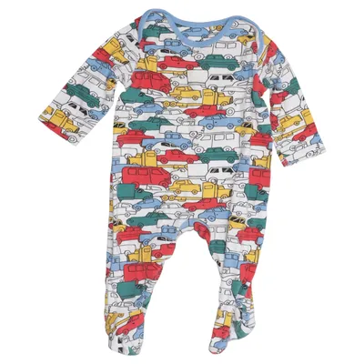 Rompers (White, Multicolored) from Mothercare Cotton