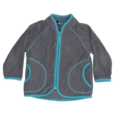 Fleecejacke (Grau, Türkis) von Out Wear by Lindex Polyester