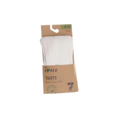 Panty (Wit) van ICA I Love Eco Organisch katoen, Elastaan, Polyamide