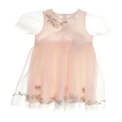 Klänning (Rosa) från Next Bomull, Nylon