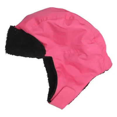 Trapper hat (Pink, Black) from Abeko Polyester, Polyurethane