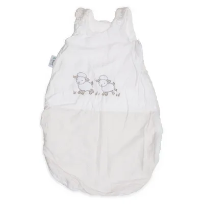 Baby Schlafsack (Beige, Weiß) von Tencel Lyocell, Polyester