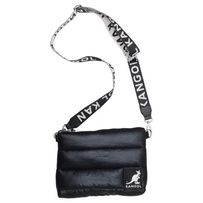 Shoulder-bag (Black) from Kangol x H&M Polyamide, Polyester