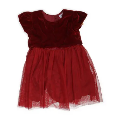 Flower girl dress (Red) from Salto Polyester