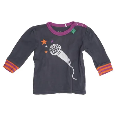T-shirt à manches longues (Gris, Multicolore) de Fred's World by Green Cotton Coton biologique