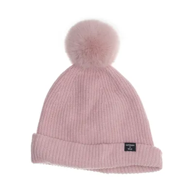 Pompon muts (Roze) van Superdry Katoen, Polyamide, Acryl, Polyester