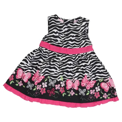 Jurk (Zwart, Wit, Roze) van Sweet Katoen