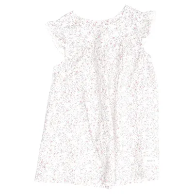 Dress (White, Pink, Green) from Newbie by KappAhl Cotton