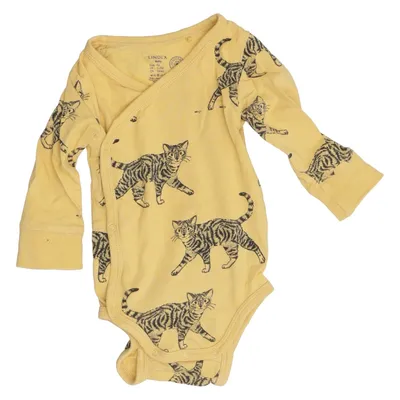 Romper (Geel) van Lindex Baby Katoen, Elastaan