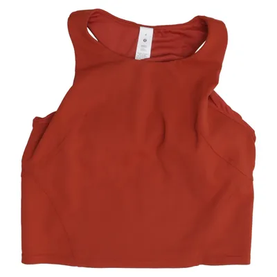 Sports bra (Red) from Lululemon Elastane, Polyamide, Polyester