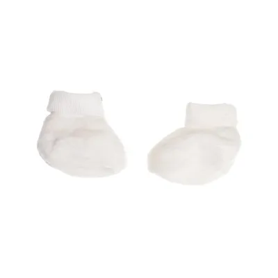 Baby booties (White) from Newbie by KappAhl Cotton, Polyester