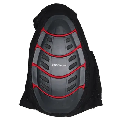 Back protector (Black, Red) from Tecnopro Nylon, Polyester