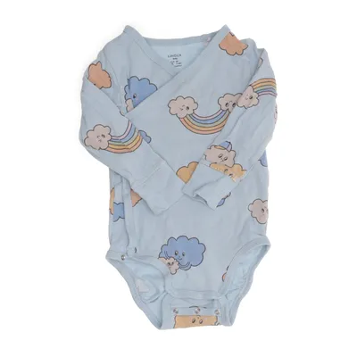 Body (Blå, Flerfärgad) från Lindex Baby Bomull, Elastan