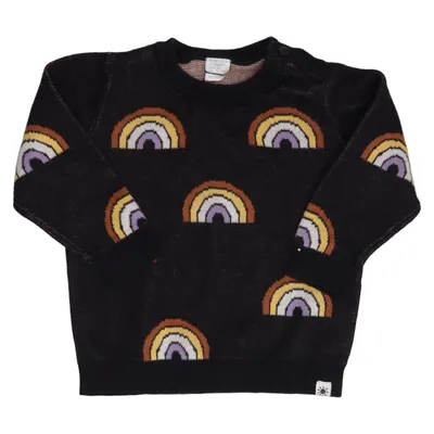 Strickpullover (Schwarz, Mehrfarbig) von Lindex Baby Baumwolle