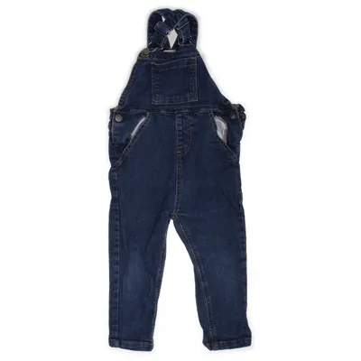 Tuinbroek (Blauw) van Smile Katoen, Elastaan