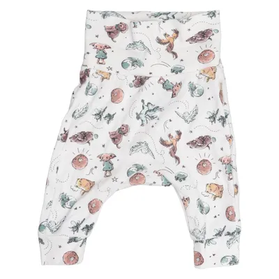 Broek (Wit, Meerkleurig) van Harry Potter x H&M Katoen, Elastaan