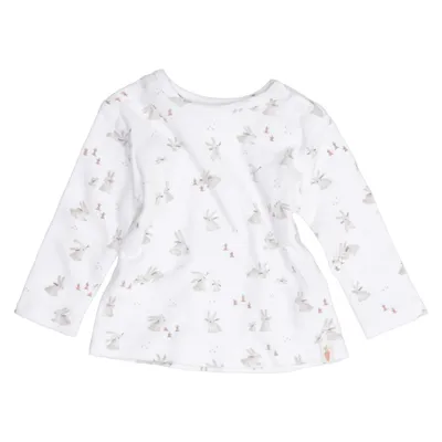 T-shirt à manches longues (Blanc) de Little Dutch Coton biologique