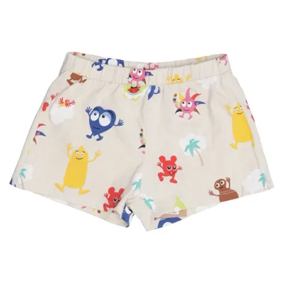 Pajama shorts (Beige, Multicolored) from Babblarna x KappAhl Cotton, Elastane