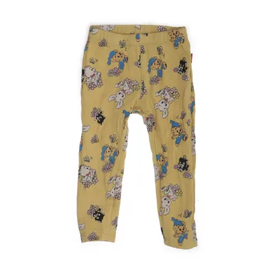 Leggings (Gul, Flerfarvet) fra Bamse by Lindex Bomuld, Elastan