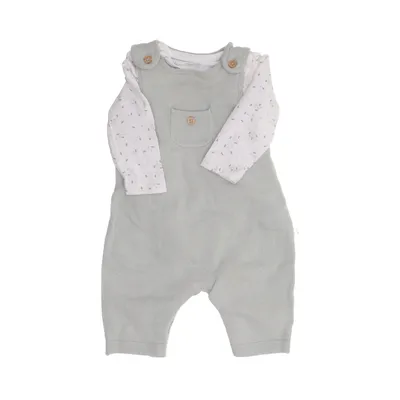 Set (Green, White) from Obaïbi Cotton, Elastane