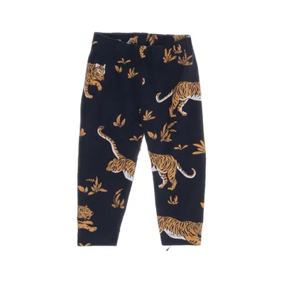 Pyjamasbyxor (Svart, Flerfärgad) från The Striped Cat Elastan, Ekologisk bomull